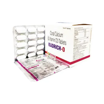 CORAL CALCIUM 500MG + VITAMIN D3 2000 IU (BLISTER) (KADRICH-O)